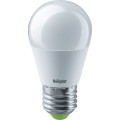 Лампа светодиодная NAVIGATOR NLL-G45 61 матовая, мощность - 8,5 Вт, цоколь - E27, световой поток - 640 лм, цветовая температура - 2700 K, форма - шар