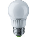 Лампа светодиодная NAVIGATOR NLL-G45 94 матовая, мощность - 7 Вт, цоколь - E27, световой поток - 560 лм, цветовая температура - 4000 K, форма - шар
