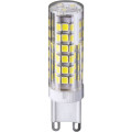 Лампа светодиодная NAVIGATOR NLL-P-G9 прозрачная, мощность - 6 Вт, цоколь - G9, световой поток - 500 лм, цветовая температура - 4000 K, форма - капсульная