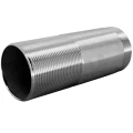 Сгон NewKey NK-DPC/4 1/2″ Ду15 Ру16 полнопроходной, присоединение - наружная резьба, корпус - нержавеющая сталь AISI304 (CF8)