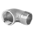 Отвод резьбовой Newkey NK-FEDM 1/2″ Ду15 Ру16, корпус - нержавеющая сталь 304 CF8, присоединение - внутренняя/наружная резьба