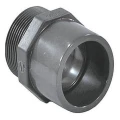 Ниппель переходной Агригазполимер 206-062 Дн63/50х2″ Ру10 НПВХ, наружная резьба/сварка