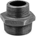 Ниппель переходной Fittex PLUS 3/4″х1/2″ Ду20х15 Ру16 чугун без покрытия, наружная резьба
