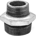 Ниппель переходной Fittex PLUS 2″х3/4″ Ду50х20 Ру16 чугун оцинкованный, наружная резьба