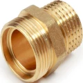 Ниппель переходной Giacomini R180R 1/2″х3/4″ Ду20х15 латунь без покрытия, наружная резьба