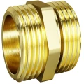 Ниппель равнопроходной LD LD.65.501 1/2″ Ду15 Ру40 латунь без покрытия, наружная резьба