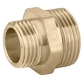 Ниппель переходной LD LD.65.503 1/2″х3/8″ Ду15х10 латунь без покрытия, наружная резьба