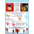 Плакат НПО ПУЛЬС «Пожарный кран», формат - А4, самоклеящийся