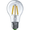 Лампа светодиодная ОНЛАЙТ OLL-F-A60 прозрачная, мощность - 13 Вт, цоколь - E27, световой поток - 1300 лм, цветовая температура - 4000 K, форма - грушевидная