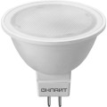 Лампа светодиодная ОНЛАЙТ OLL-MR16 матовая, мощность - 10 Вт, цоколь - GU5.3, световой поток - 700 лм, цветовая температура - 3000 K, форма - рефлектор