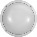 Светильник светодиодный ОНЛАЙТ ЖКХ 71 623 OBL-R1-12-4K-WH-IP65-LED-SNRV 12 Вт, цветовая температура - 4000 К, световой поток - 900 Лм, степень защиты - IP65, с оптико-акустическим датчиком, форма - круг, цвет - белый