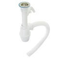 Сифон для кухонной мойки бутылочный Орио Е-40051 1 1/2″х40 с гофрой 40Х40 с отводом (штуцером),  Сифон для кухонной мойки бутылочный Орио Е-40051 1 1/2″х40 с гофрой 40Х40 с отводом (штуцером),