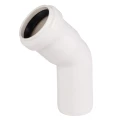 Отвод Ostendorf HTB Дн50 45° полипропиленовый, для внутреннего монтажа, белый
