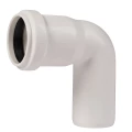 Отвод Ostendorf HTB Дн50 87° полипропиленовый, для внутреннего монтажа, белый