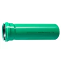 Труба Ostendorf KG2000 SN10 Дн110х3.4 безнапорная из PP-MD L=0.5м зеленая с раструбом