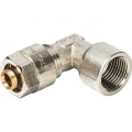 Угольник Prandelli Multyrama CM4 Ду16х2x1/2″ Ру10 90 градусов для металлопластиковых труб присоединение – компрессионное/внутренняя резьба, корпус – латунь, покрытие – никель