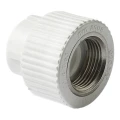 Муфта комбинированная PRO AQUA Дн20х1/2″ Ру25 полипропиленовая, под приварку/внутренняя резьба, белая