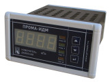 Датчик разности давлений на газ ПРОМА ИДМ-016 ДД-0.1-Щ 0.63, рабочее давление 0.1МПа, щитовое исполнение, количество выходных реле - 4, диапазон измерений давлений 0,63-0,16КПа