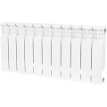 Радиатор биметаллический STOUT Space 500 SRB-0310-050011, 561х880мм, теплоотдача - 1991Вт, подключение - боковое, цвет - белый RAL 9016