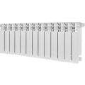 Радиатор биметаллический STOUT Titan Ventil 350 SRB-3320-035013, 420х1040мм, теплоотдача - 2132Вт, подключение - нижнее, цвет - белый RAL 9016