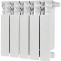 Радиатор биметаллический STOUT Titan Ventil 350 SRB-3320-035005, 420х400мм, теплоотдача - 820Вт, подключение - нижнее, цвет - белый RAL 9016