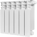 Радиатор биметаллический STOUT Titan Ventil 500 SRB-3320-050006, 570х480мм, теплоотдача - 1188Вт, подключение - нижнее правое, цвет - белый RAL 9016