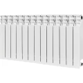 Радиатор биметаллический STOUT Titan 500 SRB-3310-050013, 570х1040мм, теплоотдача - 2574Вт, подключение - боковое, цвет - белый RAL 9016