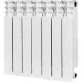 Радиатор биметаллический STOUT Titan 500 SRB-3310-050007, 570х560мм, теплоотдача - 1386Вт, подключение - боковое, цвет - белый RAL 9016