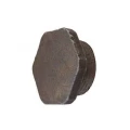 Пробка Россия Ду15 глухая, левая, для чугунных радиаторов, корпус - чугун