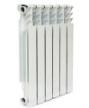 Радиатор биметаллический Konner PRO 80/500 секций - 8, высота - 561 мм, глубина - 80 мм, ширина - 640 мм, теплоотдача - 1320 Вт, присоединение резьбовое - 1″, подключение - боковое, цвет - RAL 9016