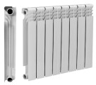 Радиатор алюминиевый THERMA Q3 500/80 8 секций, боковое подключение