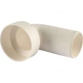 Отвод PPMD РЕХАУ Raupiano Plus Дн50х50 под сифон безнапорный, корпус - полипропилен PP-MD, уплотнение - SBR, для бесшумной канализации 11214441001
