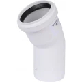 Отвод PPMD РЕХАУ Raupiano Plus Дн50х30° безнапорный, корпус - полипропилен PP-MD, уплотнение - SBR, для бесшумной канализации 11211041003