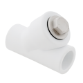 Фильтр Remsan Дн20 Ру25 45° для труб из полипропилена, присоединение - внутренняя/внутренняя пайка, материал - полипропилен, цвет - белый