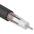 Кaбель коаксиальный REXANT RG-6U+Cu 75 Ом, Cu/Al/Cu 64%, материал оболочки - полиэтилен, бухта - 305 м, цвет - черный Кaбель коаксиальный REXANT RG-6U+Cu 75 Ом, Cu/Al/Cu 64%, материал оболочки - полиэтилен, бухта - 305 м, цвет - черный