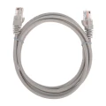 Патч-корд REXANT U/UTP 26AWG длина кабеля - 2 м, категория - 5E, тип разъема - RJ-45, материал оболочки - LSZH, цвет - серый