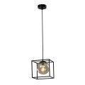 Светильник подвесной Rivoli Miyuki 5146-201 40 Вт, количество ламп - 1 цоколь - E14, цвет - черный, лофт-кантри     