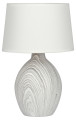 Светильник настольный Rivoli Chimera мощность - 40 Вт, цоколь - E14, тип лампы - накаливания, материал корпуса - керамика/ткань, цвет - белое дерево
