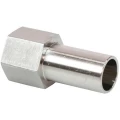 Переход RM inoxPres 15x1/2″ Дн15x15 Ру16, нержавеющая сталь AISI 316L, присоединение - пресс/внутренняя резьба