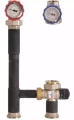 Насосная группа ROMMER RDG-0002 1˝ Ду25 Pу6 с термостатическим смесительным клапаном (20-43°С), без насоса