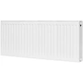 Радиатор стальной панельный ROMMER Compact RRS-2010-224100, тип 22, 400х1000мм, теплоотдача - 1941Вт, подключение - боковое, материал - сталь, цвет - белый