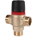 Клапан термостатический смесительный ROMMER RVM 3/4″ Ду20 Pу10 30-65 °С Kvs 1,8 НР центральное смешивание для систем отопления и ГВС