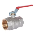 Кран шаровой ROMMER RBV-0001 1 1/2″ Ду40 Ру32 полнопроходной, двухходовой, латунь CW617N, уплотнение - PTFE, внутренняя резьба, ручка-рычаг