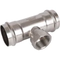 Тройник-переходник Rommer ВПр-ВР из нержавеющей стали прессовый Ду54х1 1/4″