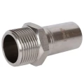 Вставка переходная Rommer НПр-НP, Дн54х2″ Ру16 корпус - SUS 304, наружная резьба-пресс
