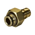 Адаптер зажимной РОС Дн16x2.2-G3/4″ Ру10 латунный, с накидной гайкой, внутренняя резьба (евроконус), для PE-X труб