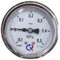 Мановакуумметр осевой Росма ТМВ-520ТЭ.00 (-0.1-1.5МПа) G1/2 1.0 виброустойчивый (готовый к гидрозаполнению) 100мм, тип – ТМВ-520ТЭ, осевое присоединение, шкала (-0.1-1.5МПа), резьба G1/2, класс точности 1.0