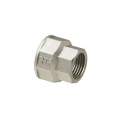 Муфта переходная РосТурПласт 2″x1″ Ду50x25 Ру25 корпус - латунь, покрытие - никель, внутренняя резьба Муфта переходная РосТурПласт 2″x1″ Ду50x25 Ру25 корпус - латунь, покрытие - никель, внутренняя резьба