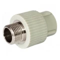 Муфта PP-R комбинированная РосТурПласт Дн20х1/2″ Ру25 серая НР