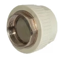 Муфта PP-R комбинированная РосТурПласт Дн40х1 1/4″ Ру25 под ключ серая ВР